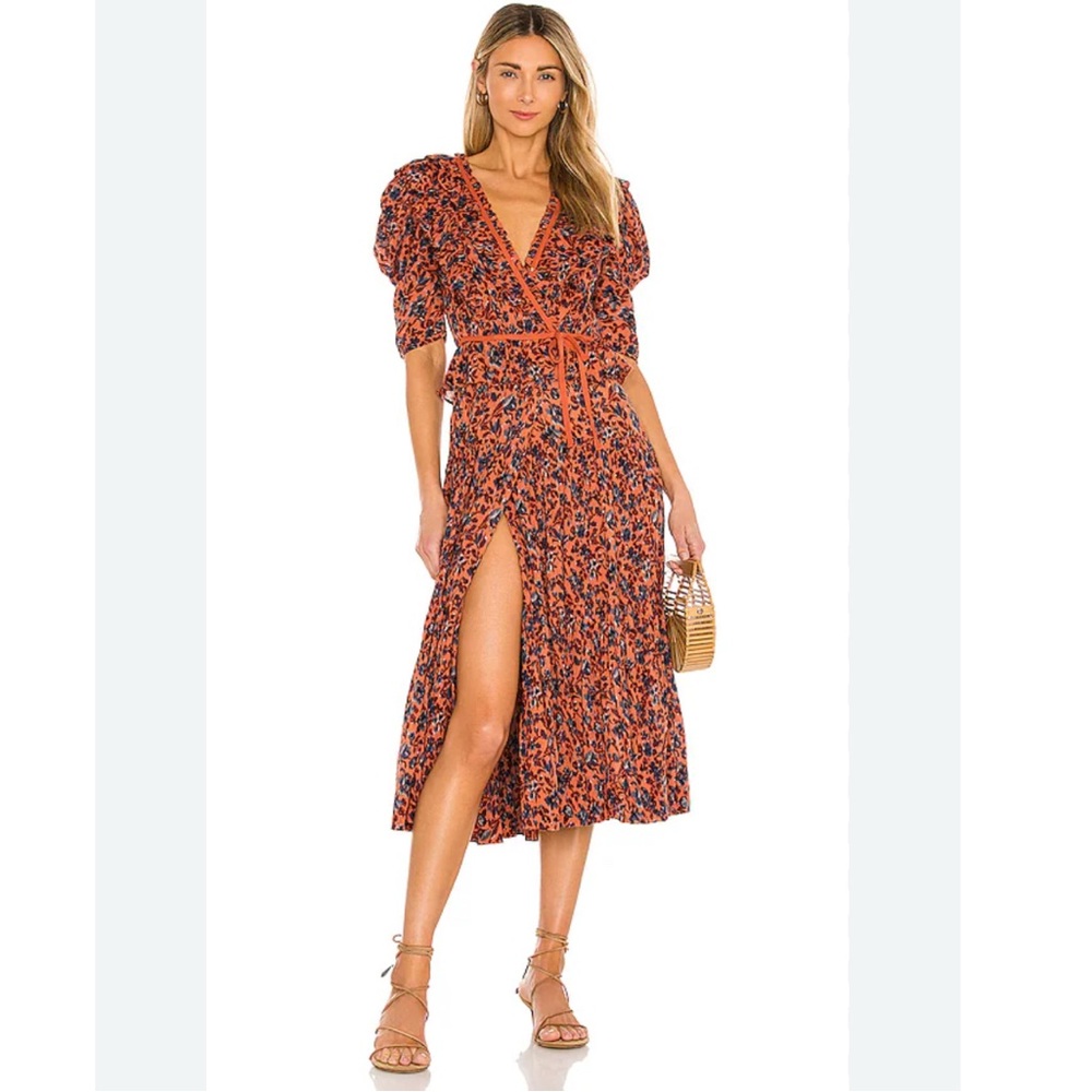 ULLA JOHNSON Lisette Dress in Rosewood
